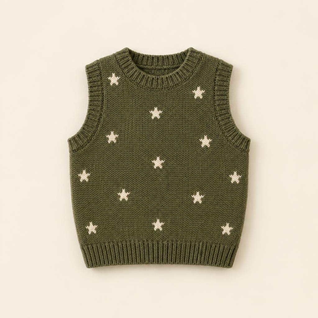 Star knitted design example
