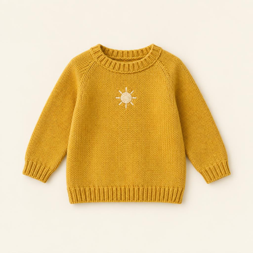 Sunflower knitted design example